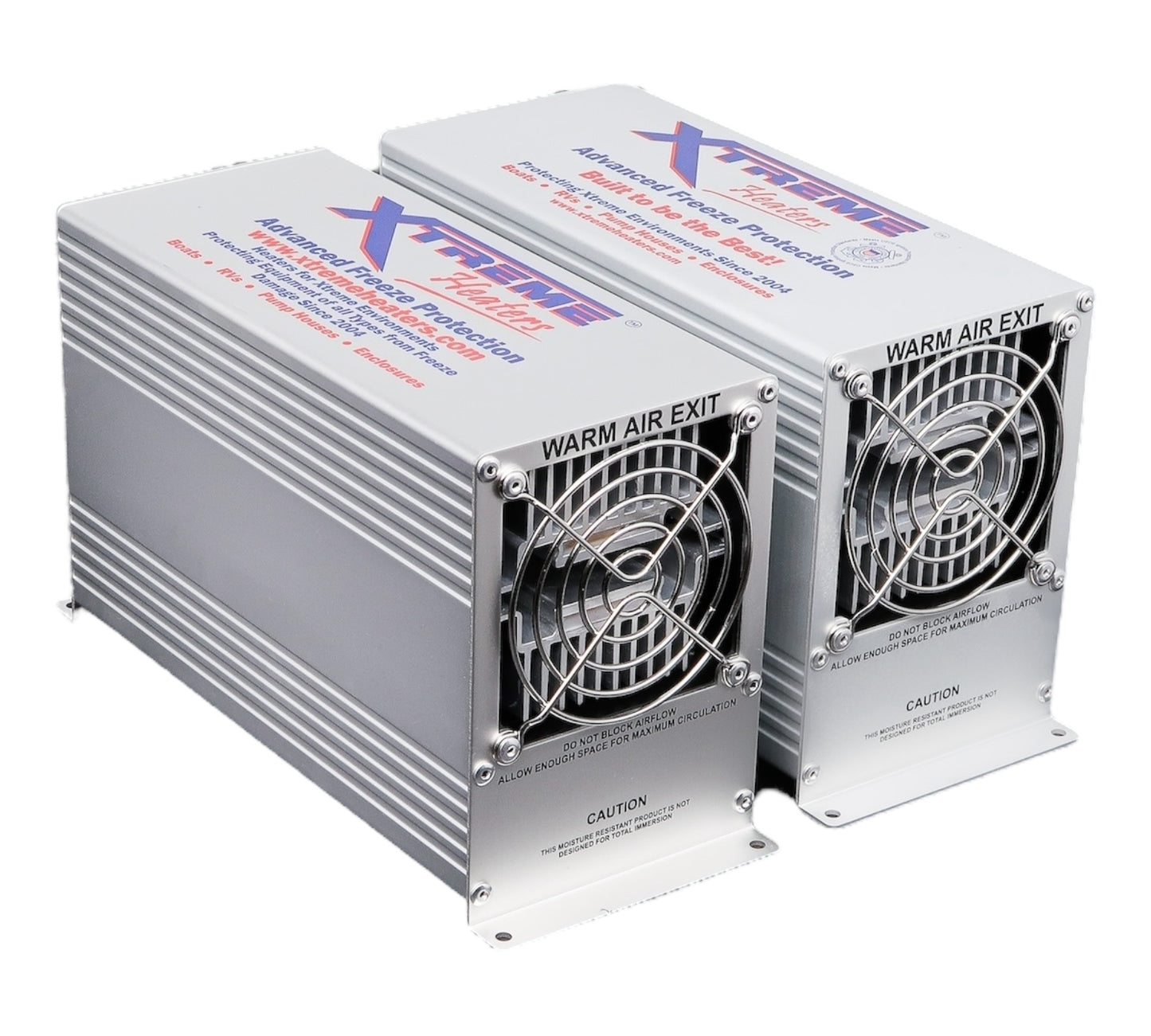 2 Pack Xtreme Heaters Large 800W XXXHEAT RV & Camper Heater