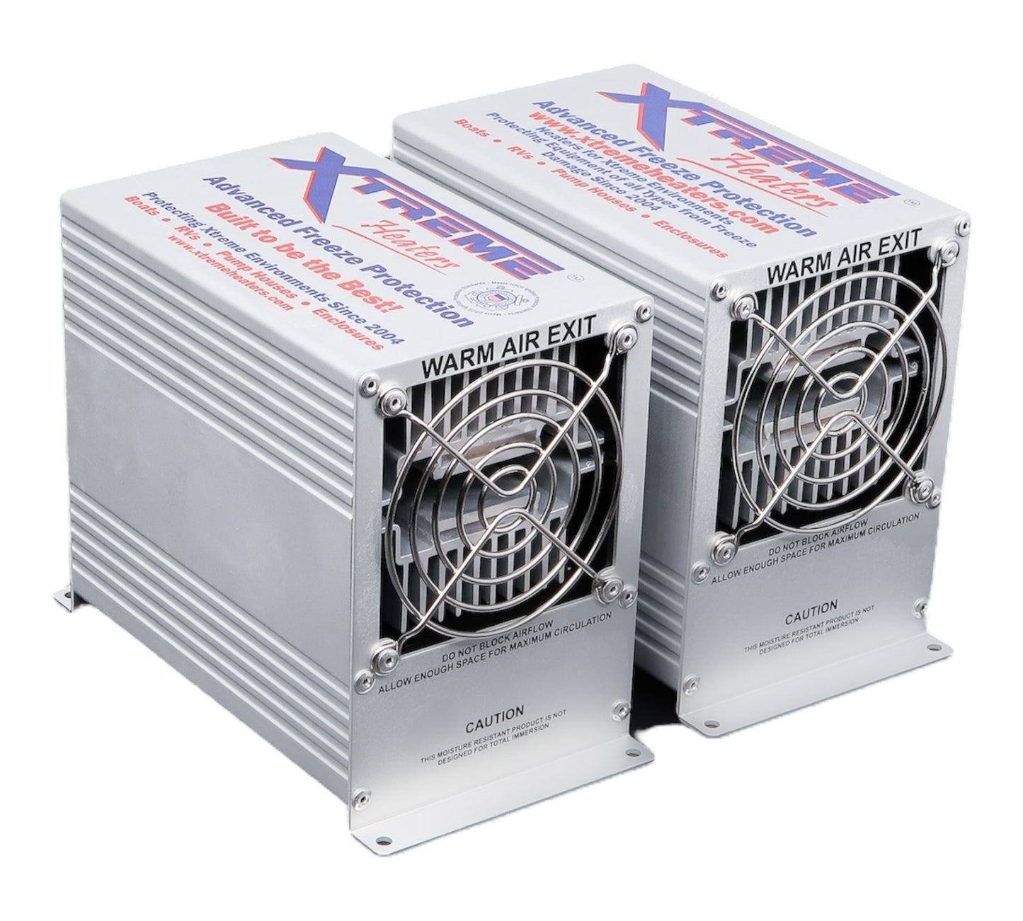 2 Pack of Xtreme Heaters Small 400w XHEAT RV & Camper Heater