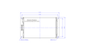 enclosure heater size chart