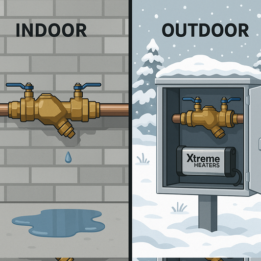 Inside vs. Outside Installation of Backflow Prevention Devices with Xtreme Heaters