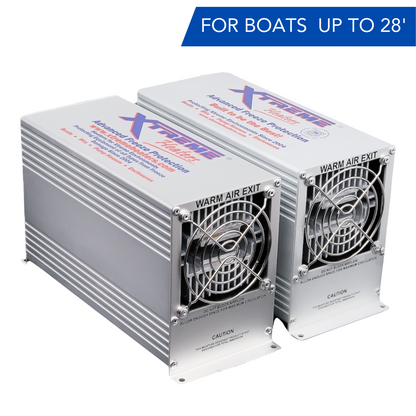 2 Pack of Xtreme Heaters Medium 600W XXHEAT Boat Bilge Heaters