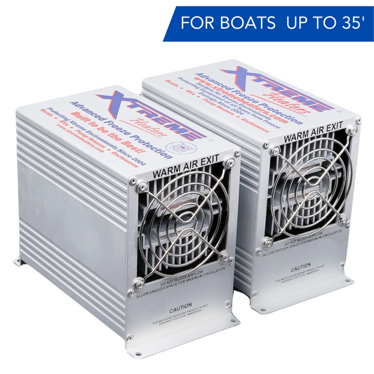 2 Pack of Xtreme Heaters Large 800W XXXHEAT-Boat Bilge Heaters