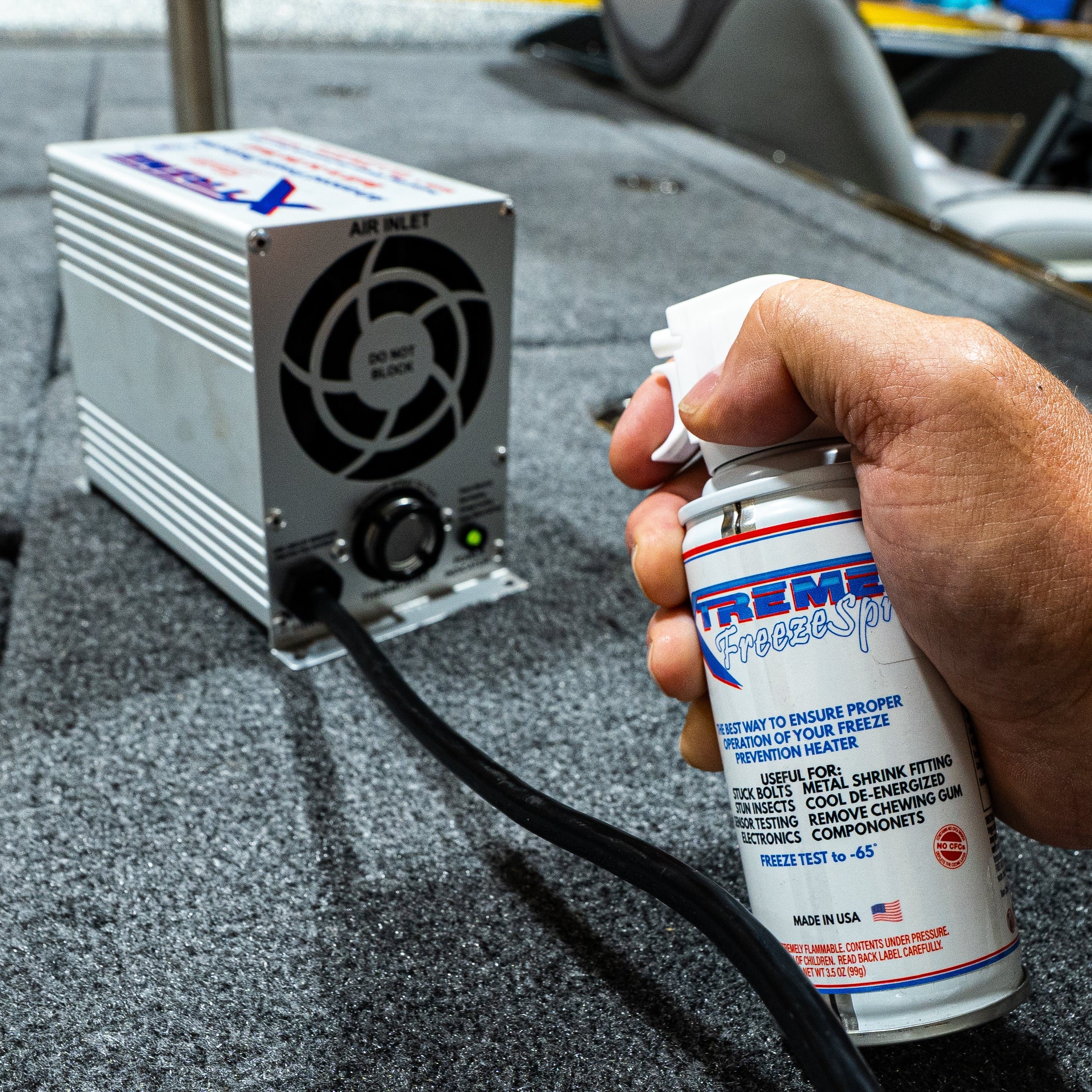 AIRTEK スプレーブース　HURRICANE Xtreme Heater Freeze Spray 3.5oz - XTRFS – Xtreme Heaters