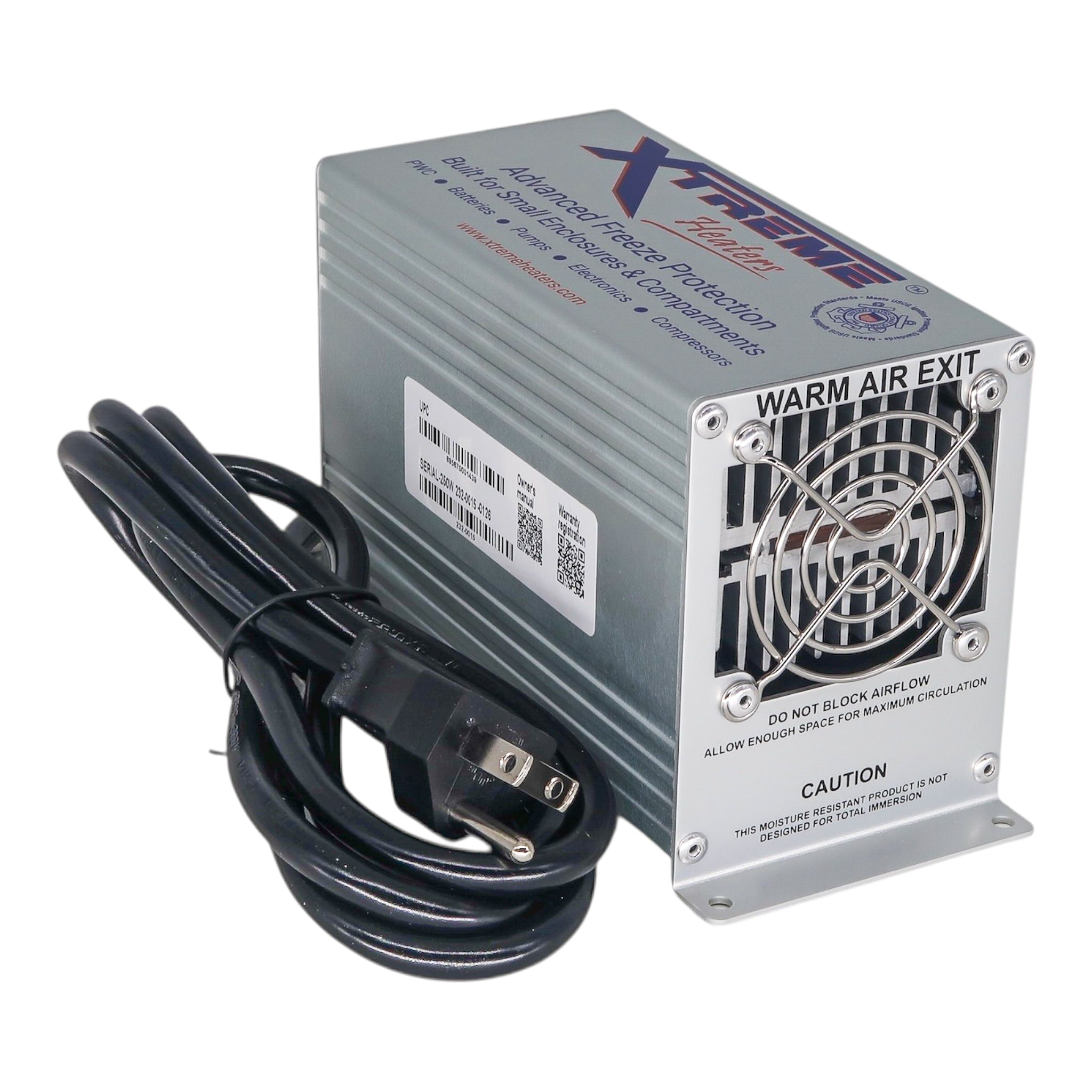Xtreme Heaters XSmall 250W Enclosure Heater