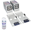 Two Xtreme Heaters with Mounting Brackets and Freeze Test Spray