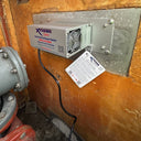 Enclosure freeze protection heaters in use 
