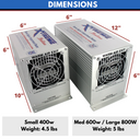 Xtreme Heaters Dimensions